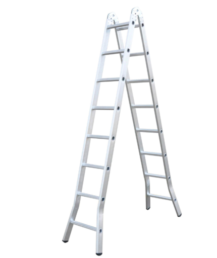 סולם 7 שלבים אלומניום/2 כיוונים