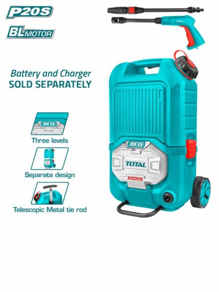מכונת שטיפה ניידת נטענת 40V גוף בלבד ! TPWLI4006