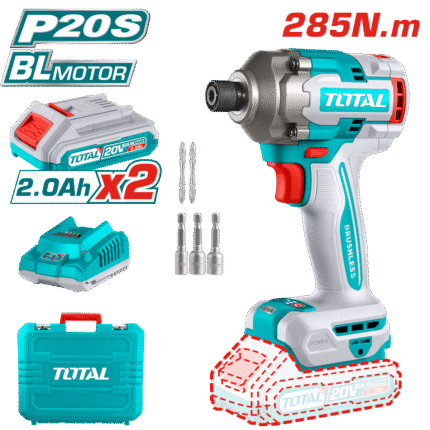 מברגת אימפקט TOTAL P20S BL 